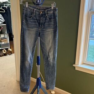 American Eagle Outfitters Women's Dark Wash Skinny Jeans